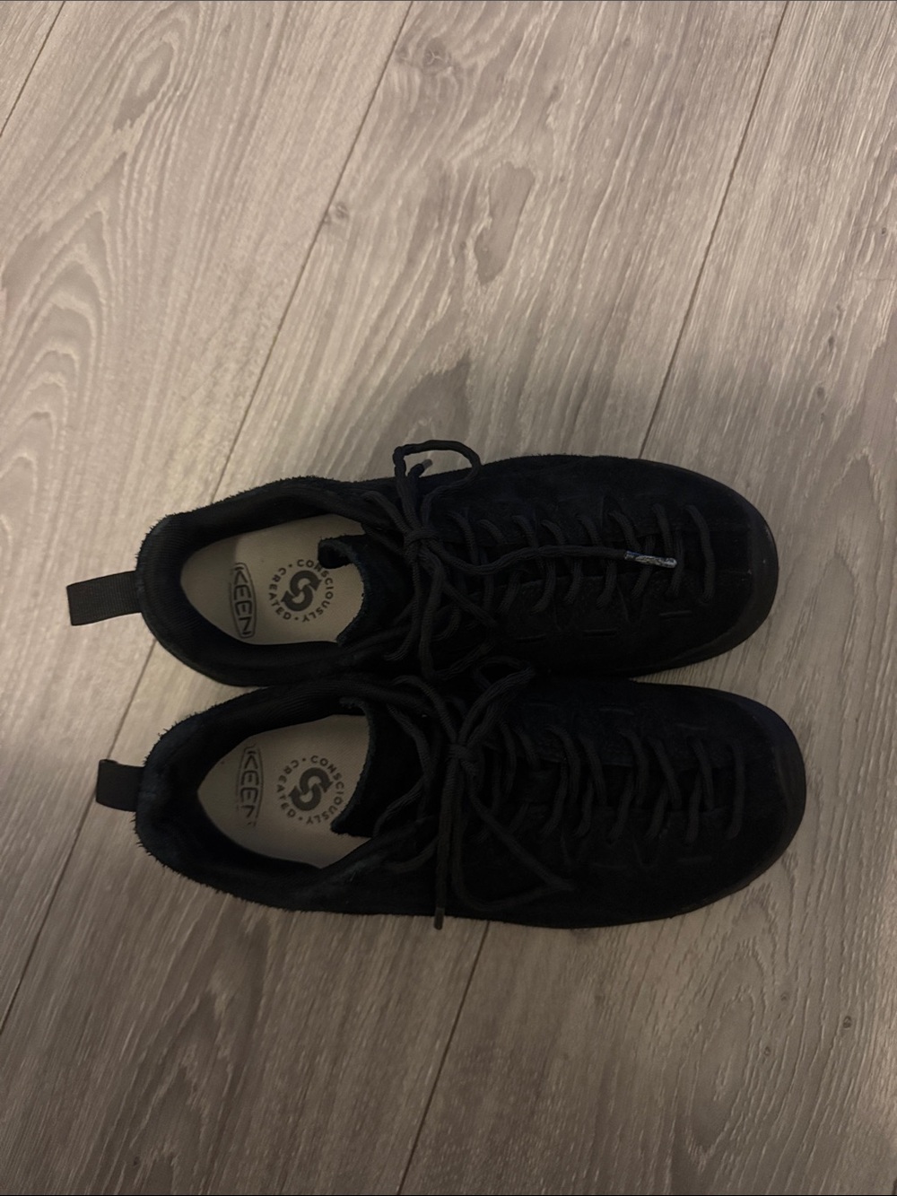 Keen Men's Black Lace-Up Sneakers